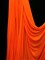 1 Yard Neon Orange Tricot Fabric Low Stretch Polyester For Aerial Use Backdrops Crafts 108″-120″ wide